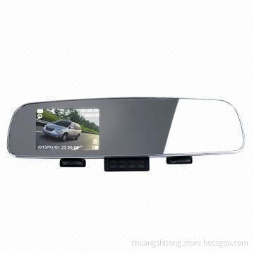 New private model, 4.3-inch, 170 degrees, DVR car camera, rear-view mirror camera
